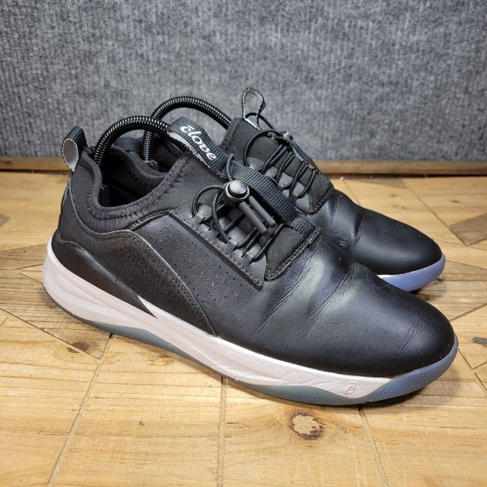 Clove Nursing Shoes Women‎ 9.5 - Night Shift - Slip On - Black White Blue